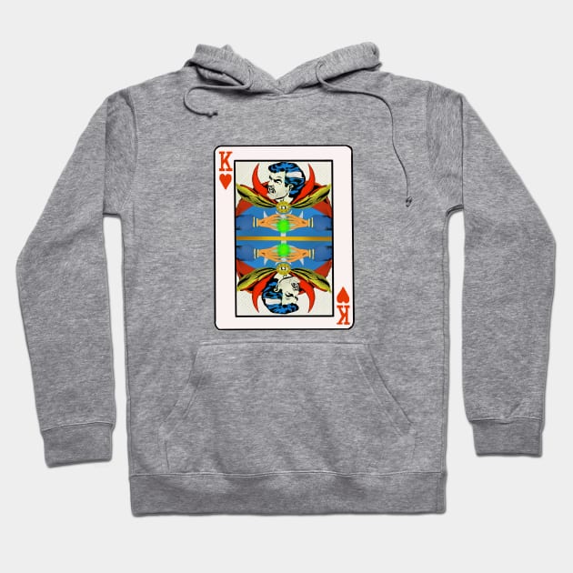 Doctor Strange Card Hoodie by Milasneeze